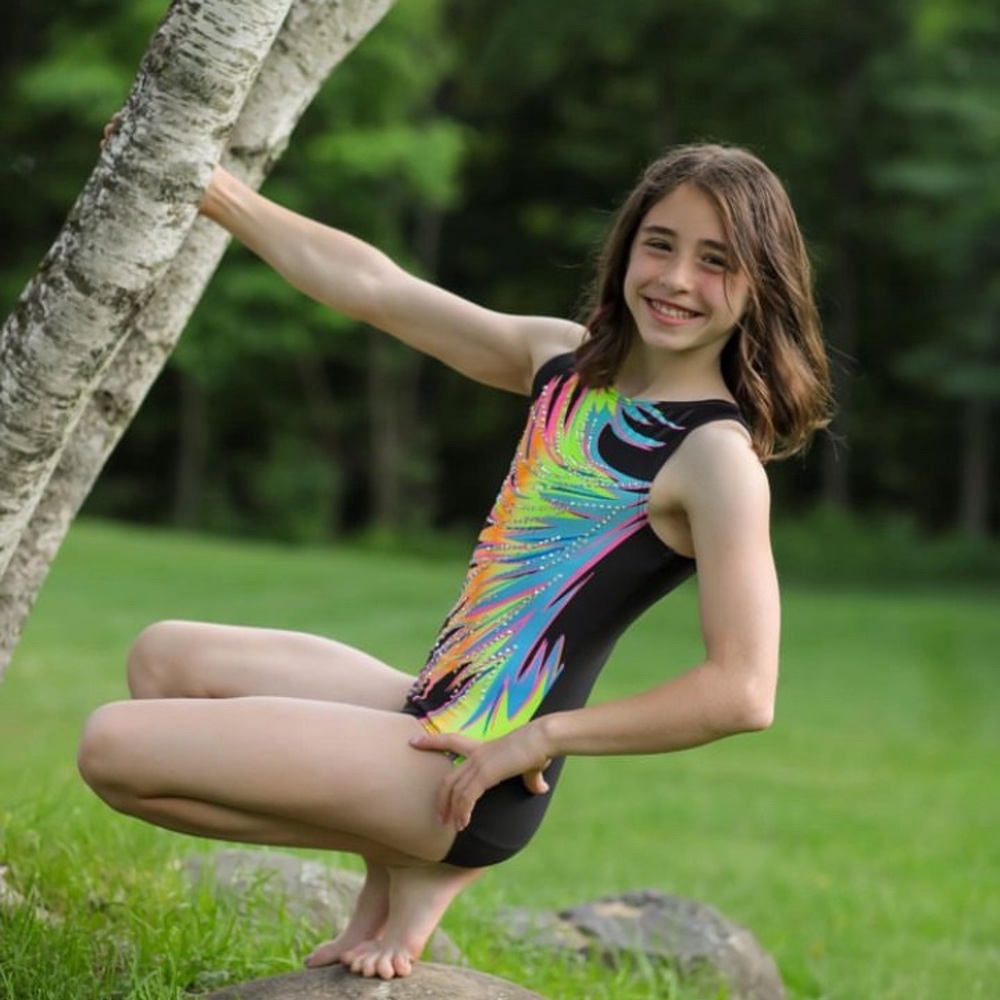 CW ADULT MEDIUM FEATHER FIESTA LEOTARD BRAND NEW W/TAGS